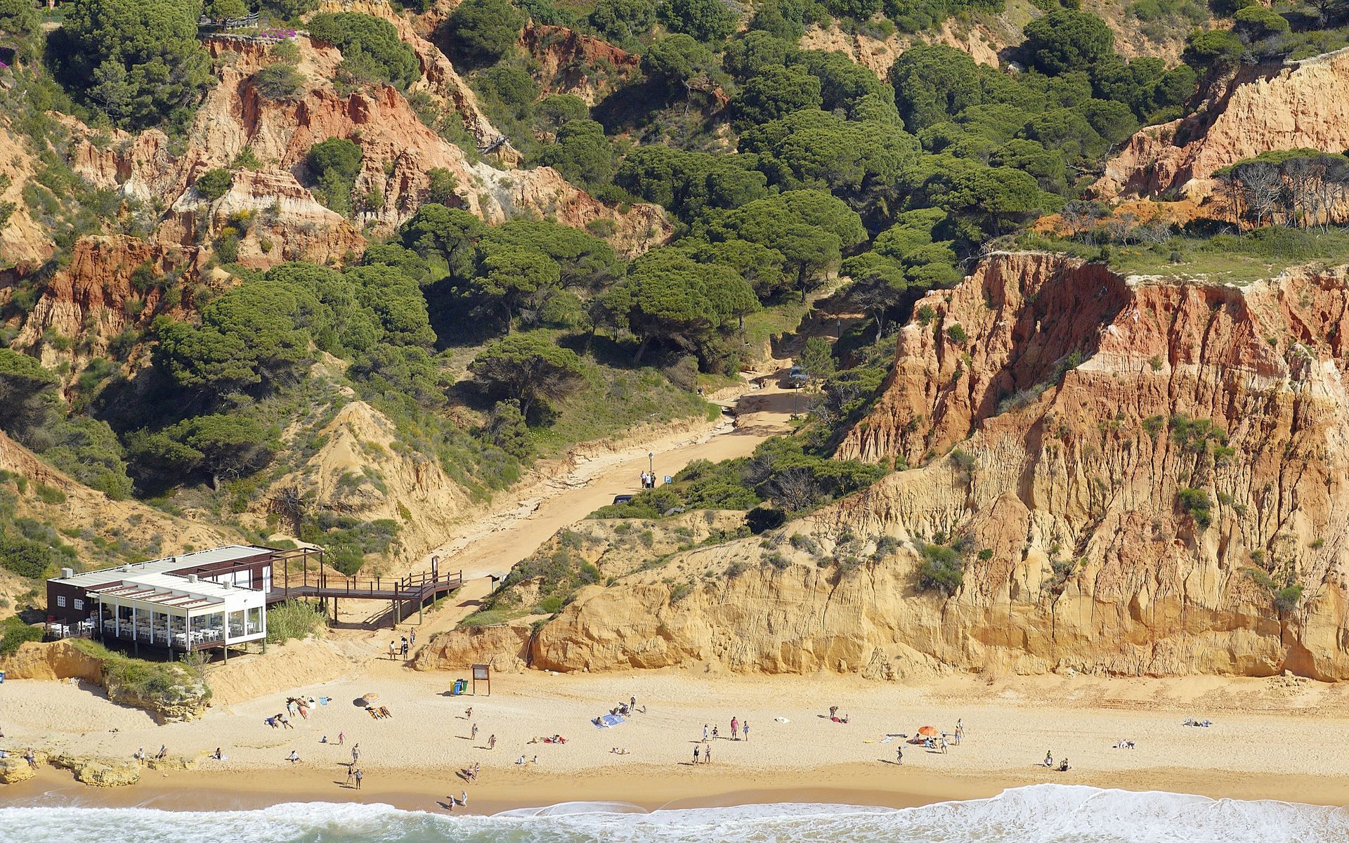 3Hb Falesia Mar Albufeira Bagian luar foto